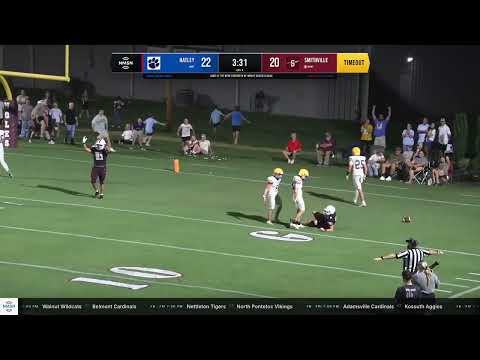 Hatley Fourth-Down Stop Protects 22–20 Lead | Smithville Game | NMSN